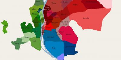 Cairo bairro mapa