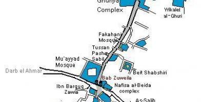 Khan el khalili bazaar mapa