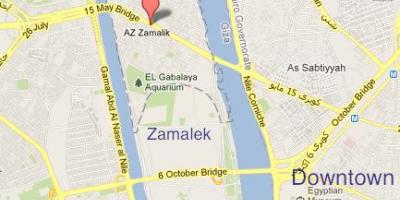 Zamalek mapa de cairo