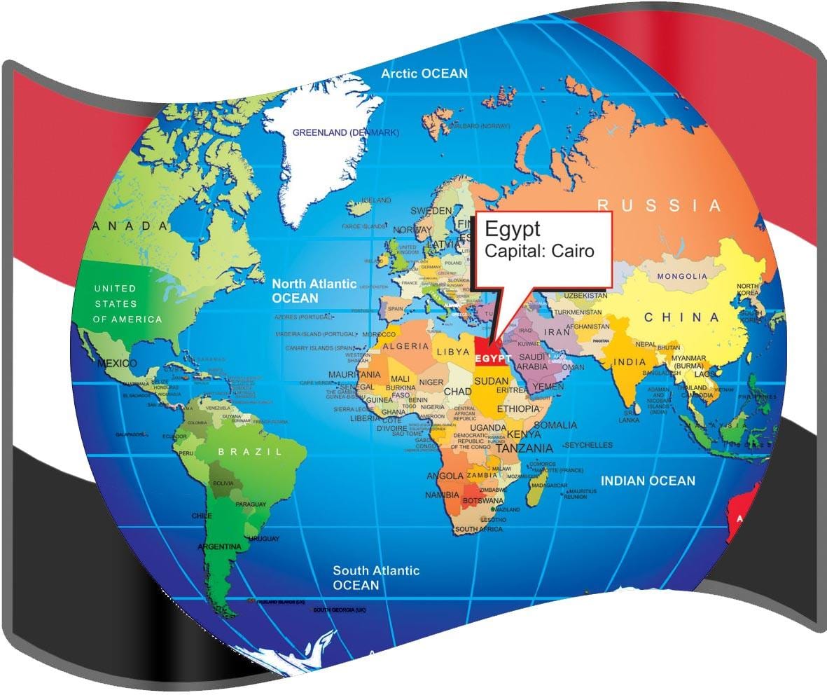 cairo localização no mapa