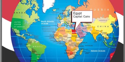 Cairo localização no mapa