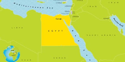 África do mapa de cairo