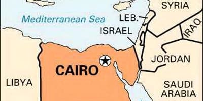 Mapa de cairo localização
