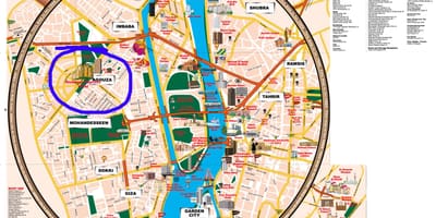 Cairo atrações mapa